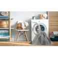 thumbnail image 2 of Ahgly Company Machine Washable Indoor Rectangle Transitional Platinum Silver Gray Area Rugs, 7' x 9', 2 of 7