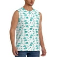 thumbnail image 2 of Daiia Utensiles Printed Men's Tank Tops,Casual Soft Sleeveless Gym Muscle Shirts Bodybuilding Tee-Medium, 2 of 8
