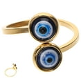 thumbnail image 1 of Anillo de dedo del ojo malvado anillo de banda abierta anillo gótico joyería vintage para mujeres chicas, 1 of 5