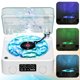 thumbnail image 1 of Tocadiscos Portátil Vinilo Waves con Altavoz Bluetooth y Proyector de Luces del Norte para Niños en, 1 of 9