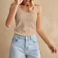 thumbnail image 4 of Womens Sports Tops Sleeveless Summer Blouses for Women Womens T Shirts Loose Fit Pack Clearance Deals, 4 of 6