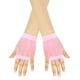 thumbnail image 1 of Xiao Hua Guantes cortos de rejilla de poliéster rosa para adultos (paquete de 1) - Perfectos para fiestas y disfraces, 1 of 5