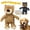 #01 _ Blue, variant on Indestructible Plush Dog Toy for Aggressive Chewers, Indestructible Robust Bear, Dog Companion for Heavy Chewer, Interactive Squeaky Soft Puppy Chew Toy for Small Medium Large Dogs _ Blue