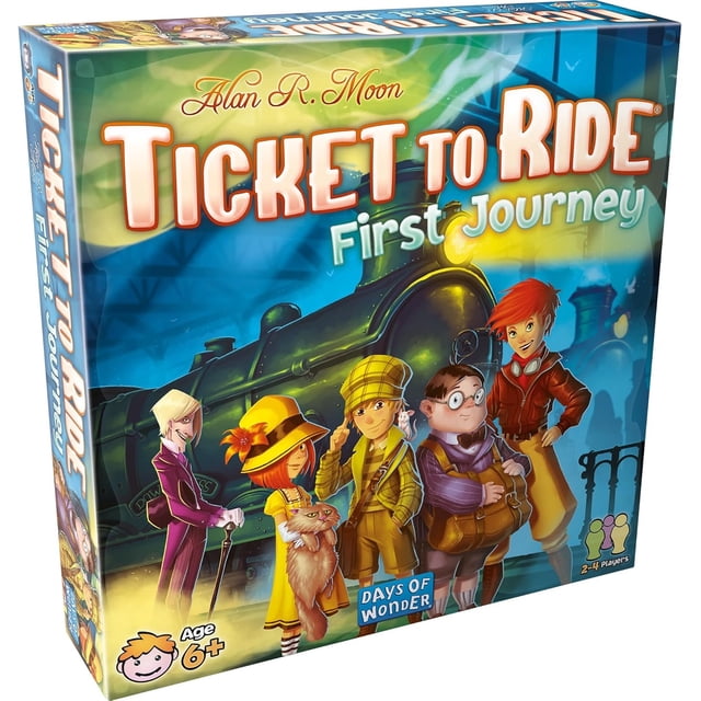Juego de mesa Asmodee Ticket to Ride First Journey Kids 6+