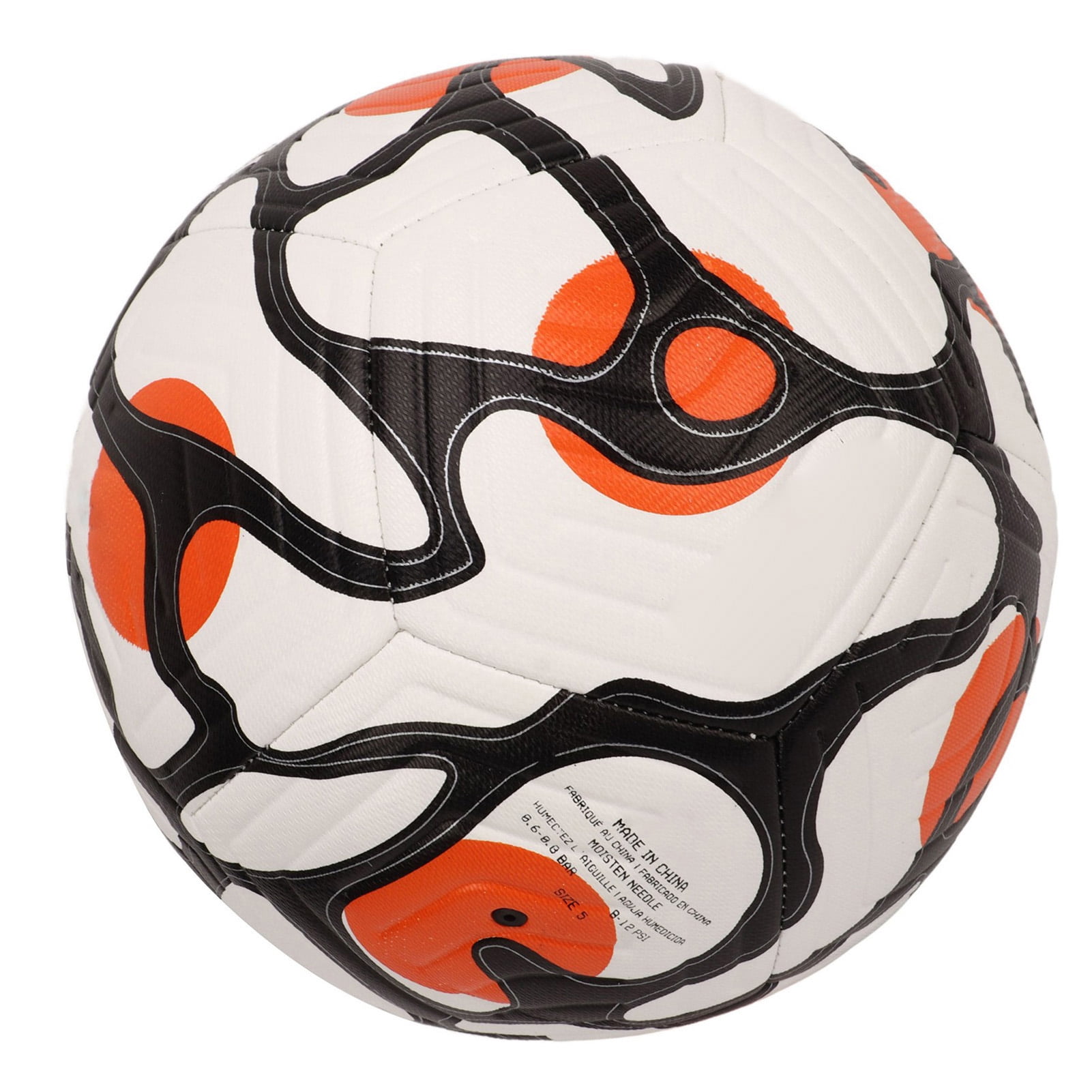 YAHHU Size 5 PU Soccer Ball for Indoor Outdoor Training and Matches - Soft Kick Deflated Practice Soccer Ball for Kids Teenagers Adults - Assorted Colors and Patterns (Size 5 / 27-28 inches)