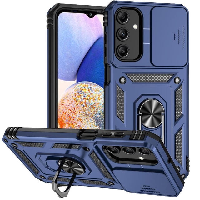 Estuche GANGXUN para Samsung Galaxy A15, soporte giratorio 360°, estilo mecánico y magnético