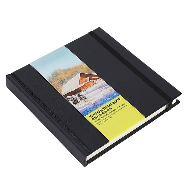 Libro de acuarelas para artistas, libro de acuarelas, libro de acuarelas de tapa dura sin ácido, cuaderno de dibujo en acuarela, diseño de vanguardia