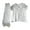 Light Gray, variant on REDARER Girls Summer Outfits Sets Casual Comfortable Round Neck Elastic Waist Indoor Wear,12-16 Years