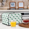 thumbnail image 5 of KLL Turtle Print 4 Slice Toaster Dust Covers Kitchen Small Appliance Cover with 2 Pockets,Can hold Jam Spreader Knife & Toaster Tongs (12.4 x 10.6 x 8.2), 5 of 6