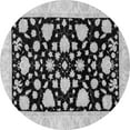 thumbnail image 1 of Ahgly Company Indoor Round Oriental Gray Traditional Area Rugs, 4' Round, 1 of 4