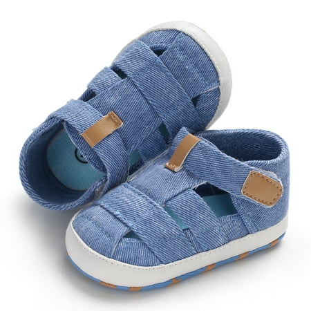 

Newborn Baby Solid Summer First Walker Shoes Non-Slip Cotton Sole Infant Toddler Casual Girls Boys Prewalker Shoes 0-18M