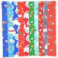thumbnail image 4 of 20Pcs Christmas Fabric Strips, Christmas Jelly Roll Fabric, Classical Christmas Patterns, Decorative Cloth for DIY Patchwork Holiday Crafts Christmas Home Decoration, Gifts For Handcraft Enthusiasts, 4 of 9