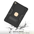 thumbnail image 5 of FIEWESEY For New iPad 10.2 Case 2021,Hybrid Shockproof Rugged Anti-Impact Drop With Stand Protection Case for Apple iPad 10.2 inch Tablet 7th/8th/9th Generation 2019/2020/2021 Released(Black/Black), 5 of 6