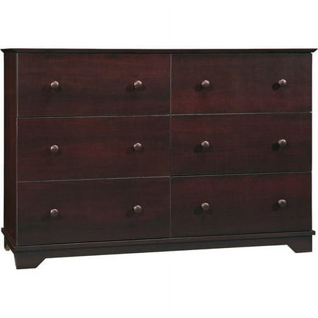 Graco Stages 6-Drawer Double Dresser, Espresso