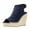 Dark Blue, variant on Hvyesh Sandals Women Dressy Summer Wedge, Womens Espadrille Wedge Sandals Open Toe Ankle Strap Buckle Wedge Sandals Wedge High Heels Sandals Casual Summer Dress Shoes