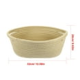 thumbnail image 2 of WORGEOUS Panier De Rangement Pour Jouet Cotton Rope Basket Khaki 1Pack, 2 of 8