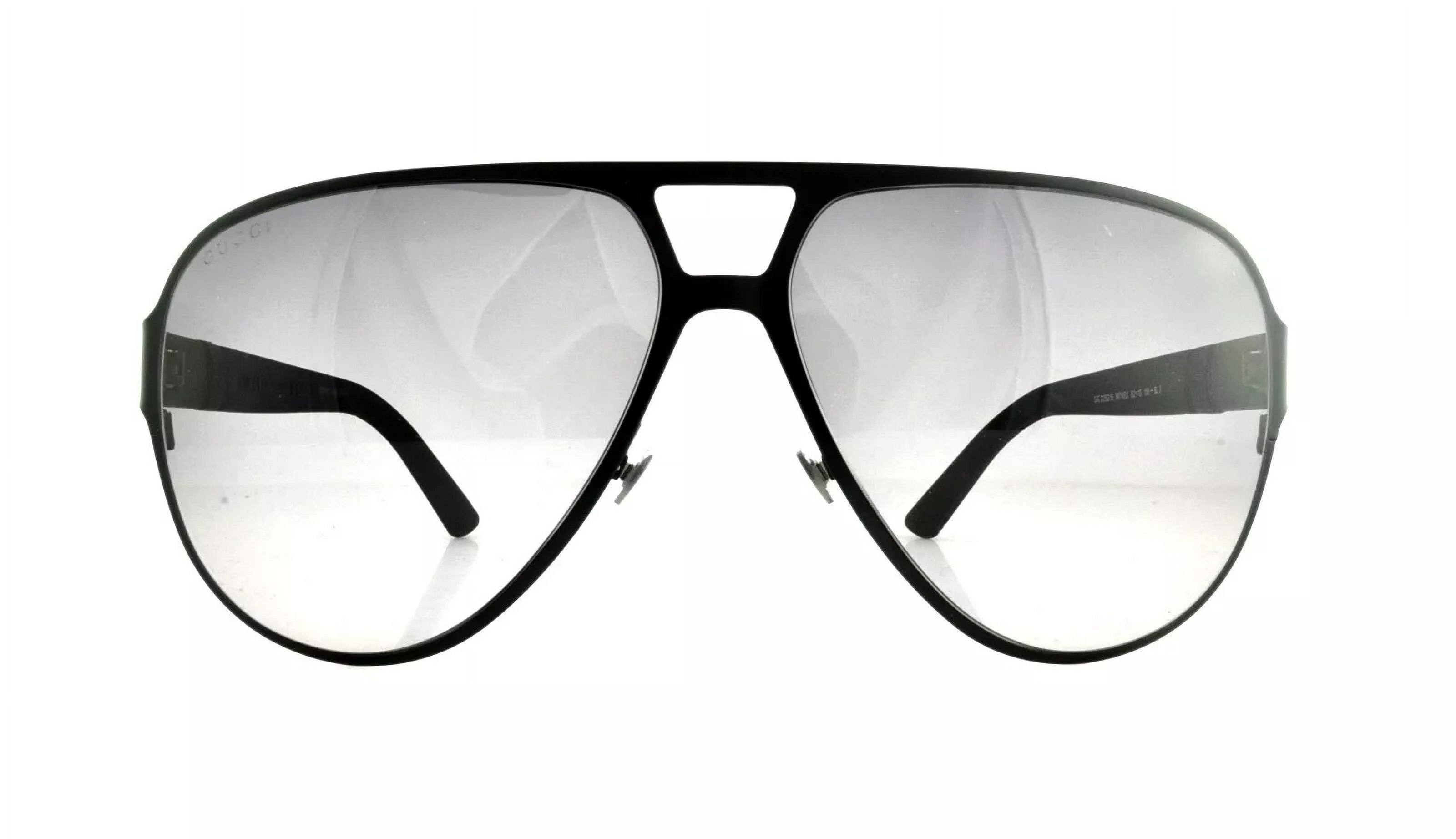 Gucci GG2252/S M7A Mens Sunglasses in Matte Black/Gray Gradient