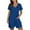 Blue, variant on EQWLJWE Summer Saving!Jumpsuits for Women Casual Summer Rompers,Womens Jumpsuits Casual Summer Onesie Rompers Short Sleeve Loose Baggy Overalls Jumpers with Pockets 2024 Summer Clothes