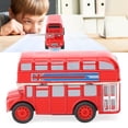 thumbnail image 4 of Jouet de voiture en alliage de bus de dessin animé, très réaliste, pour enfants (rouge), 4 of 4