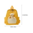thumbnail image 2 of 3 Pieces Bag Bookbag Little Girl Supply Adorable Bear Backpack School Baby Preschool, 2 of 6