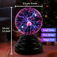 thumbnail image 2 of Plasma Ball/Light/Lamp,Magic Static Electricity,Touch Sensitive USB Powered,for Parties/Home Bedroom Decorations/Amazing Birthday Gift Present/Science Teaching,Night Lamp, 2 of 4