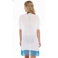 thumbnail image 2 of HAPPY BAY Women's Chiffon Summer Beach Open Front Holiday Kimono Beachwear Duster Cardigans for Women XL-XXL Sky Smoke_AB743, 2 of 6