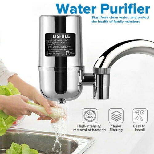Faucet Water Filter For Kitchen Sink Or Bathroom Mount Filtration Tap Purifier I Walmart Canada