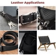 thumbnail image 6 of ELW 9-10 oz. 3.6-4mm Black Straps, Belts, Strips 5"X60" 12.7x152cm - Belt Grade Latigo Leather for Cowhide Heavy DIY Craft - Pet Collars, Blanks, Accessory, Jewelry, Key Chains, 6 of 9
