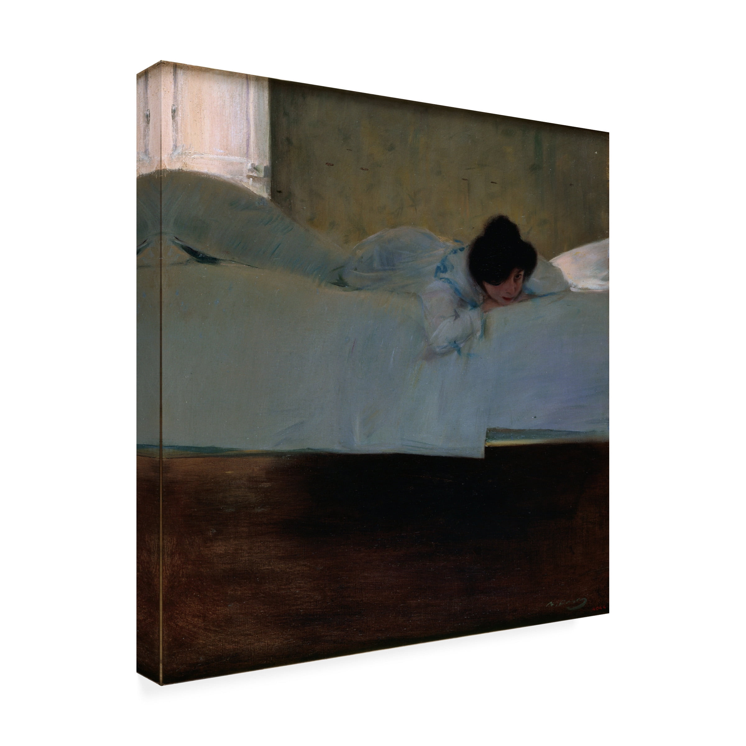 Ramon Casas 'Laziness' Canvas Art