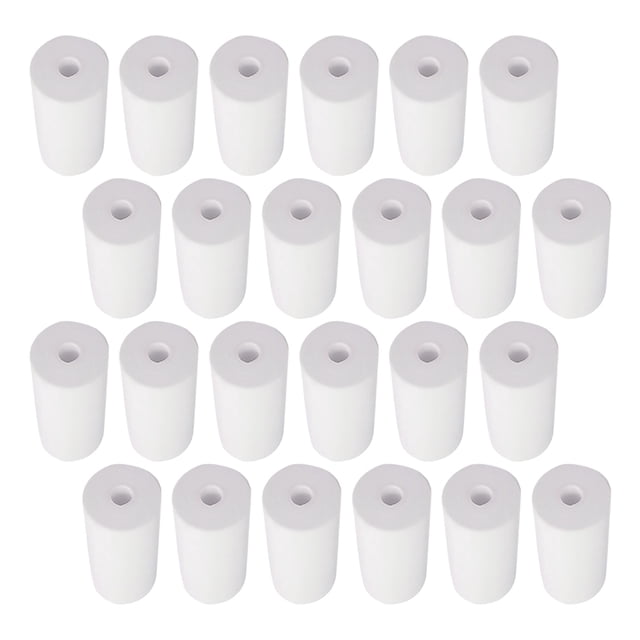 SOPOTUTU 50Pcs White Thermal Paper Rolls for Shop Use Quick Thermal Response Receipt Paper for Retail