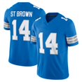 thumbnail image 2 of Camisetas de fútbol bordadas personalizadas de Detroit para hombres, mujeres y jóvenes, camisetas de fútbol St. Brown, Gibbs, Hutchinson, LaPorta, 2 of 5