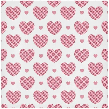 

Hyjoy 20 In Valentine s Day Love Heart Cloth Napkins Set of 6 Reusable Washable Polyester Dinner Table Napkins for Family Kitchen Dining Party Decor