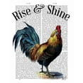 thumbnail image 2 of Fab Funky 20x24 White Modern Wood Framed Museum Art Print Titled - Rise and Shine, 2 of 4