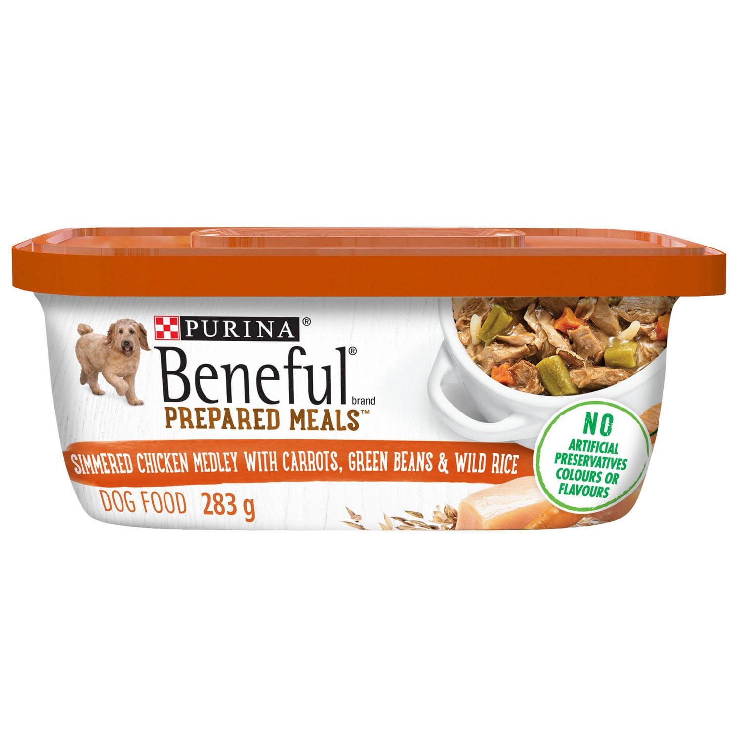 Beneful Prepared Meals Simmered Chicken Medley, Wet Dog Food 283 g, 283 g