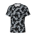 thumbnail image 3 of Rocae Flower for Men's Moisture-Wicking Crew Tee - T-Shirt for Sports, Outdoor Activities, and Casual WearSmall, 3 of 9