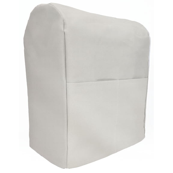 Waterproof Canvas Cover Compatible with Hamilton Beach 4 Quart 7 Speed Tilt Head Stand Mixer by Penny's Needful Things (Ivory)