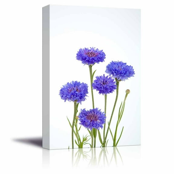 wall26 - Canvas Prints Wall Art - Purple Flowers | Modern Wall Decor/Home Decoration Stretched Gallery Canvas Wrap Giclee Print. Ready to Hang - 12" x 18"