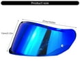 thumbnail image 3 of Antiscratch Motorcycle Helmets Lens Visors for FF808 Riders UV Protective Shield, 3 of 20