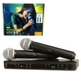 thumbnail image 1 of Uinagy Wireless Microphone Blx288 Sm58 One-To-Two Dynamic Microphones, 1 of 7