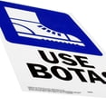 thumbnail image 3 of Letrero Para Pared Use Botas Hyko Plástico 35.5X22.9 Cm, 3 of 3