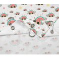thumbnail image 5 of S4Sassy White Dot & Watermelon Fruits Printed Bathroom Curtain Waterproof Shower Drapes-60 x 70 Inch, 5 of 6