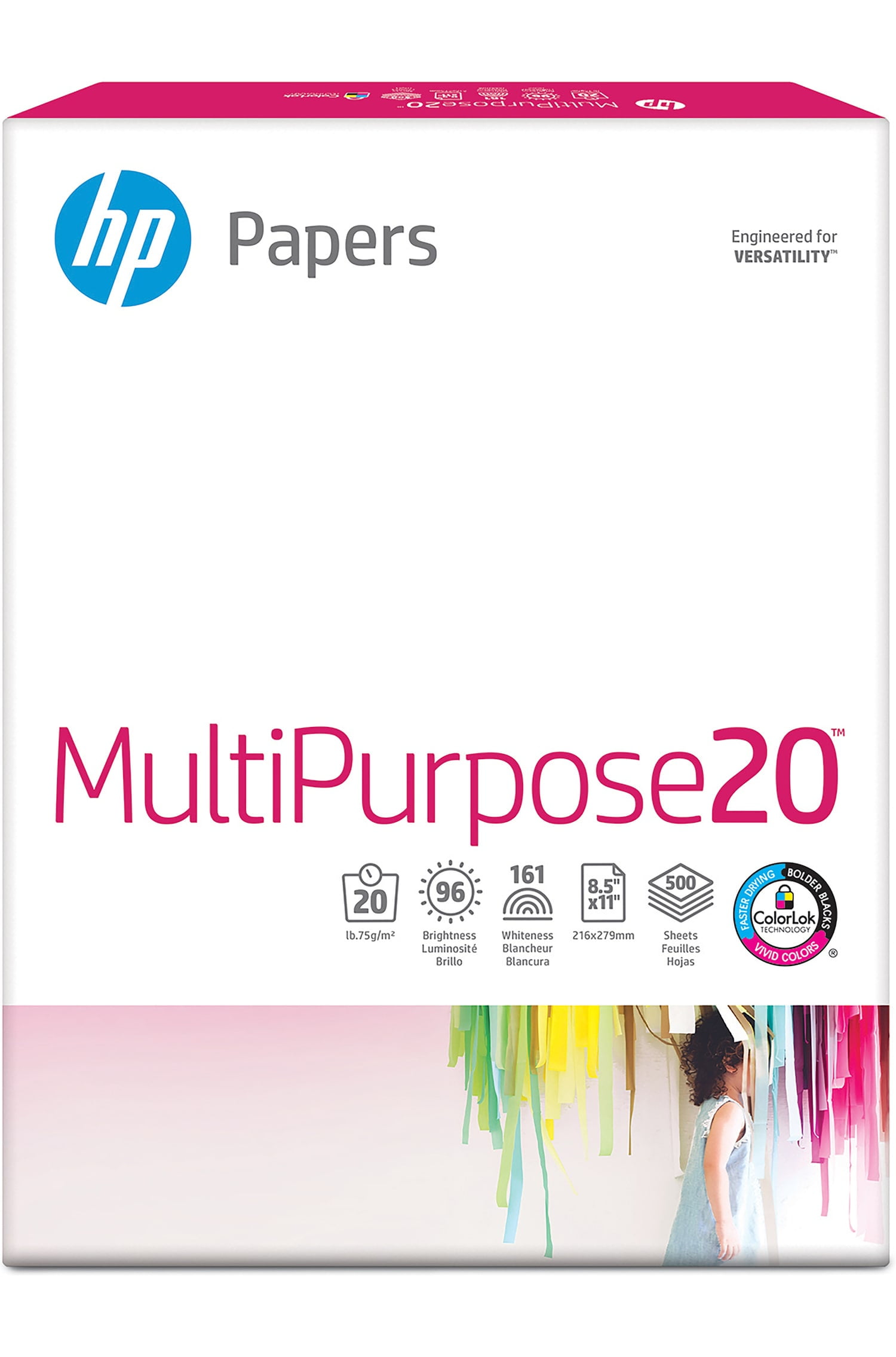 HP Multipurpose Paper 500 Sheets Letter 8.5 x 11 in HPM1120R