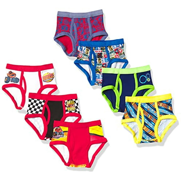 Blaze and the Monster Machines Toddler Boys Underwear 7 Pack Briefs, Multicolor, 2T