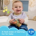 thumbnail image 3 of Fisher-Price Laugh & Learn Wake up & Learn Coffee Camo Mug Baby & Toddler Toy with Music & Lights, 3 of 8
