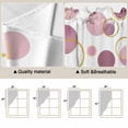thumbnail image 5 of Pin Polka Dots Swag Curtains for Kitchen/Bedroom/Living Room, Modern Abstract Art Scalloped Curtains 63 Inch Long, Rod Pocket Window Swag Topper Curtains Valances 2 Panels Set 36"x63", 5 of 8