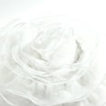 thumbnail image 5 of Ruffle Layer Flower Decorative Pillow White Single 17" Diameter, 5 of 11