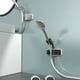 thumbnail image 3 of Matsuzay Fuerte soporte de cabezal de ducha para montaje en pared, cabezal de ducha para baño, contraste de Color Simple Juegos de accesorios de baño negro, 3 of 6
