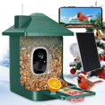 thumbnail image 1 of Comedero para pájaros con cámara Aprilmin Smart Watching Birds 2K, 1 of 8