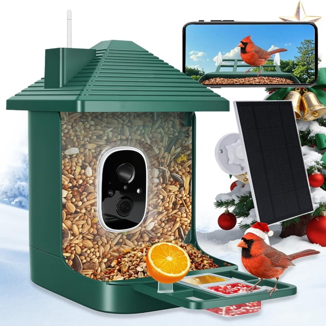 Comedero para pájaros con cámara Aprilmin Smart Watching Birds 2K