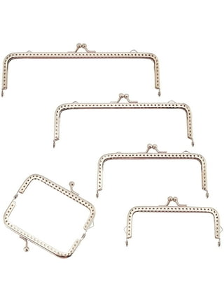 10pcs Purse Frame Bag Clasp Lock Metal Keyring Charm Arch Frame Coin Purse  Clasp